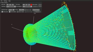 Hotspot analysis of the baffle.